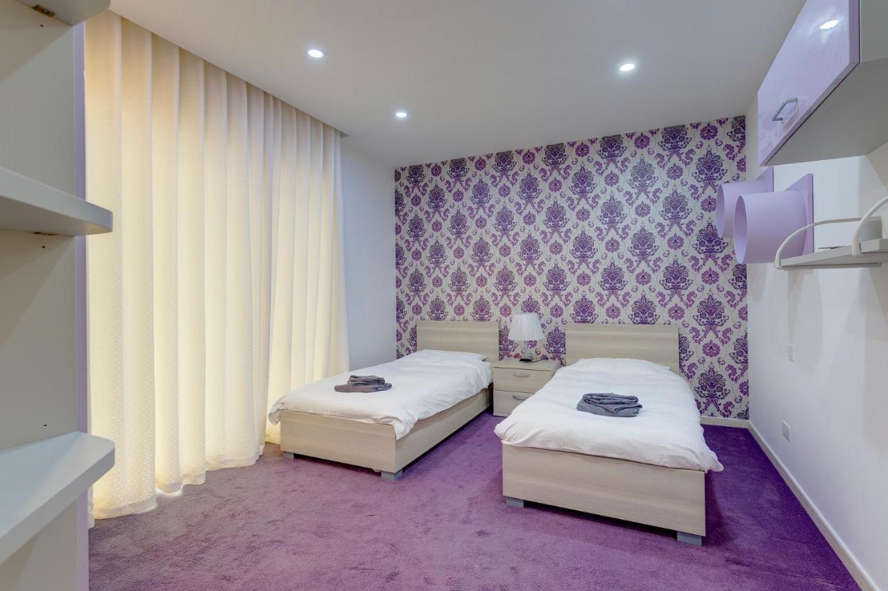 Luxury Apt W/ Side Seaviews And Pool, Top Location Sliema Exterior photo