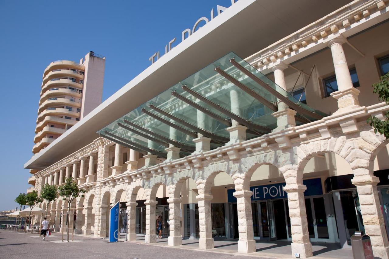 Luxury Apt W/ Side Seaviews And Pool, Top Location Sliema Exterior photo